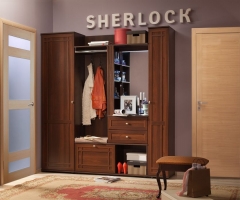 Прихожая Стиль Мебель Sherlock 1 Орех шоколадный