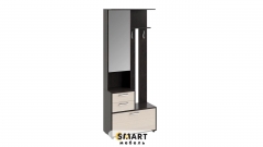 Шкаф-секция SMART мебель комбинированная Витра тип 1 Венге Цаво Дуб Белфорт