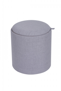 Пуф-столик с ящиком Stool Group Хюгге S рогожка Серый