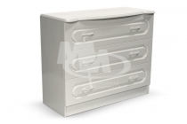 Комод МиФ Гармония 04 Белый глянец