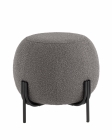 Пуф Stool Group Флик букле Темно-серый