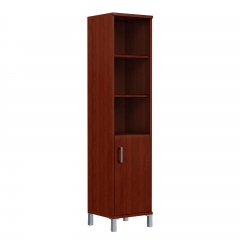 Стеллаж с дверью ДСП Skyland В431.2 L Бургунди