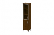 Стеллаж стекло тонированное Skyland В431.5 R Орех Даллас