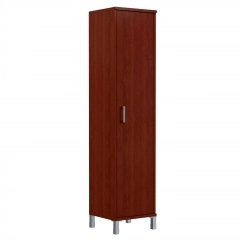 Стеллаж с дверью ДСП Skyland В431.6 L Бургунди