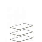 Полка к модулю 614 Инна Яна М 614 Денвер светлый