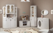 Гостиная Венеция Марибель вар. 1 Сандал белый