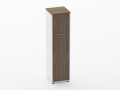 Шкаф 3 узкий закрытый, 1 дверь Персона Грата Deka 10.16.14Л Дуб Верцаска/Белый
