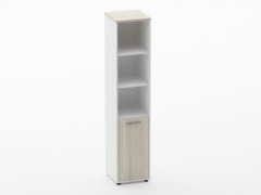 Шкаф 4 узкий закрытый, с нишей Персона Грата Deka 10.19.12Л Туя/Белый