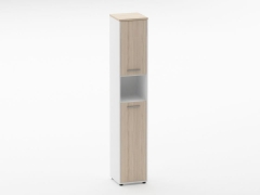 Шкаф 5 узкий закрытый, с нишей Персона Грата Deka 10.23.14Пр Туя/Белый