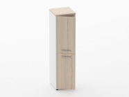 Шкаф 3 узкий закрытый, 2 двери Персона Грата Deka 10.16.12Л Туя/Белый