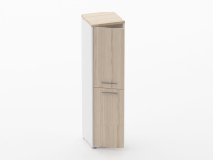 Шкаф 3 узкий закрытый, 2 двери Персона Грата Deka 10.16.12Л Туя/Белый