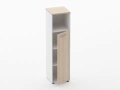 Шкаф 3 узкий закрытый с нишей Персона Грата Deka 10.16.13Пр Туя/Белый