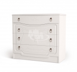 Комод МиФ Мария 01 Белый глянец