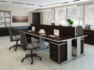 Комплект мебели для персонала POINTEX Swift 03 Темный дуб