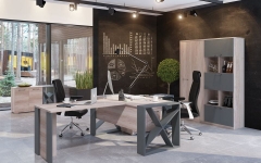 Комплект мебели для кабинета руководителя POINTEX Spring 01 Светлый дуб