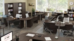 Комплект мебели для персонала POINTEX Trend TRD13 Темный дуб