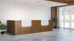 Стойка ресепшн POINTEX Salute SAL02 Орех