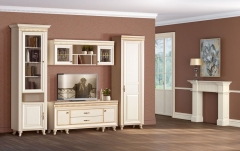 Комплект мебели для гостиной Яна Марлен 8 Кремовый белый Патина