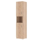 Шкаф колонка c 2-мя глухими малыми дверьми Skyland SR-5U.4 R Дуб Сонома Светлый