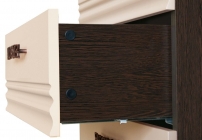 Комплект мебели для спальни Витра Катрин 01 Дуб венге Белый песок Санчо крем Браун вуд