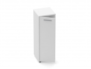 Шкаф 2 узкий закрытый Персона Грата Deka 10.12.13Л Белый