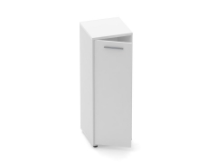 Шкаф 2 узкий закрытый Персона Грата Deka 10.12.13Л Белый