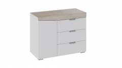 Комод Трия тип 1 Дуб Сонома/Белый Ясень