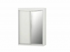 Шкаф-купе 1600 Ивару Мария Луиза 6.16 с зеркалом Бодега Белый