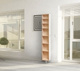 Поворотный зеркальный шкаф Shelf-on Зум Шелф Молочный дуб