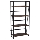 Стеллаж на металлокаркасе BRABIX BRABIX LOFT SH-001 Мореный дуб