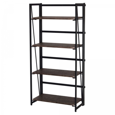 Стеллаж на металлокаркасе BRABIX BRABIX LOFT SH-001 Мореный дуб