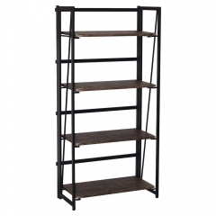 Стеллаж на металлокаркасе BRABIX BRABIX LOFT SH-001 Мореный дуб