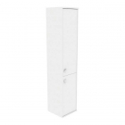 Шкаф высокий узкий правый Рива STYLE Л.СУ-1.3 Пр Белый