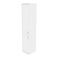 Шкаф высокий узкий левый Рива STYLE Л.СУ-1.8 Л Белый