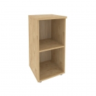 Стеллаж низкий узкий Рива ONIX O.SU-3 Тиквуд Светлый