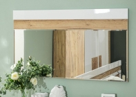 Зеркало настенное 1200 Любимый дом Фиджи ЛД 659.090.000 Дуб Золотой Белый