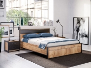 Комплект мебели для спальни Любимый дом Техно 01 Дуб Золотой Черный