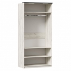 Шкаф двухстворчатый корпус Любимый дом Техно ЛД 678.130.000 Дуб Крафт белый