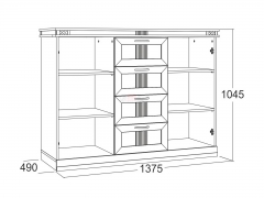 Комод Ольга 18 МАГ-РИВЕР Валенсия