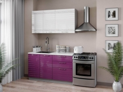 Кухонный гарнитур 2000 Любимый дом Анастасия 4 Белый Ежевика