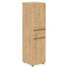 Шкаф колонка с 2-мя глухими малыми дверьми Skyland LOFTIS LMC 40.4 Дуб Бофорд