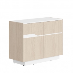 Комод с распашными дверями Skyland Line СФ-572101 Дуб светлый Белый