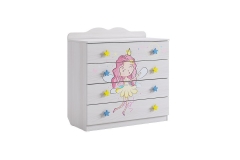 Комод Мебельсон Чудо MDW-06 Белый рамух