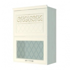 Шкаф-витрина кухонный с системой плавного закрывания Витра Тиффани 19.80