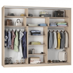 Шкаф-купе Аларти B-230х270х60-1ЯШС-D7D8D7