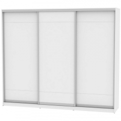 Шкаф-купе Аларти B-230х270х60-2Белый-D9D9D9