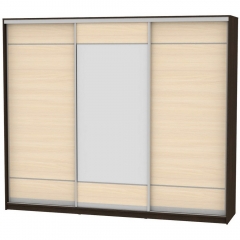 Шкаф-купе Аларти B-230х270х60-2Венге-ДМ-D7D8D7