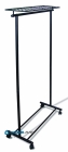 Вешалка напольная на колесах Мебелик М 9 Чёрный