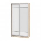 Шкаф-купе Аларти B-220х120х60-3ДСС-Белый-D9D10
