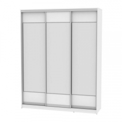 Шкаф-купе Аларти B-220х180х60-1Белый-D8D8D8